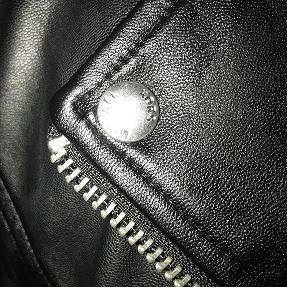Michael Kors Faux leather moto ponte jacket - Picture 5 of 8